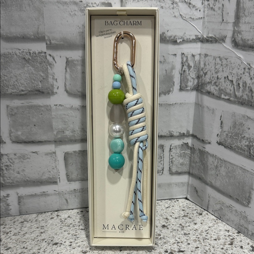 MACRAE Bag Charm with Beads
